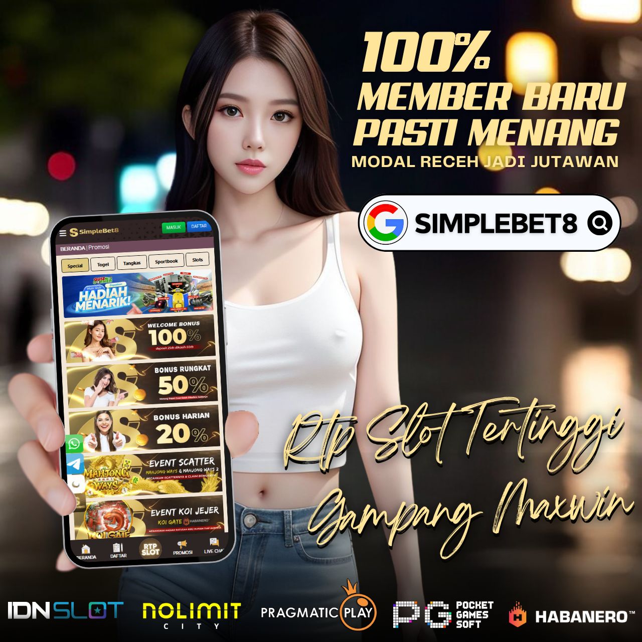 SIMPLEBET8: Situs Slot Online Terpercaya & Promo Terbaik Indonesia 2025