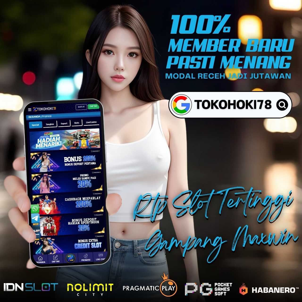 TOKOHOKI78 | Situs Slot Online Gacor & Bonus Terpercaya 2025