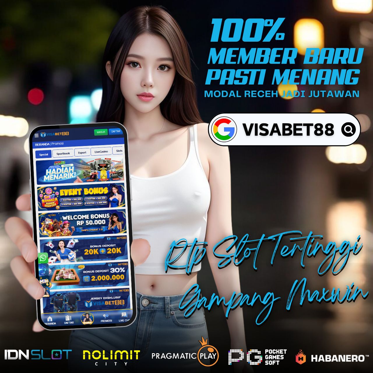 VISABET88 | Platform Slot Online Modern & Bonus Terbesar 2025